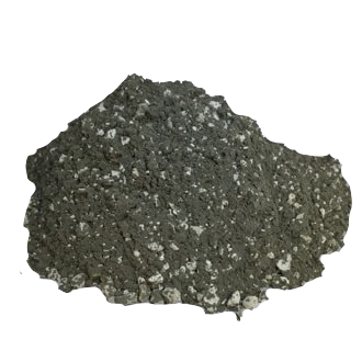 Pile of AQUASET II-GH dark gray granular absorbent and solidification agent